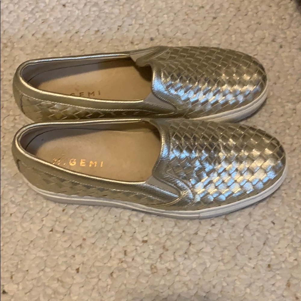 M.Gemi Cerchio sneaker metallic gold size 38